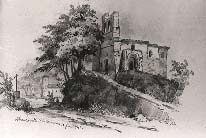 Eugne de Malbos - Eglise de Maureville 1841